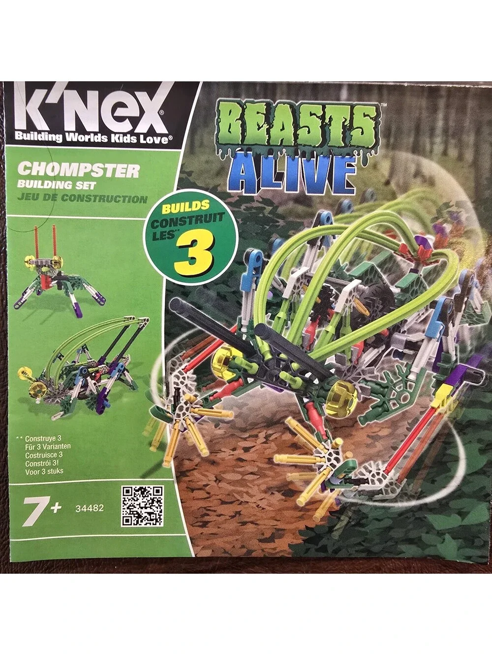 K'Nex Lot of 4 Different Sets W/Manuals, 3 Complete Sets, 1 Partial, See Picture